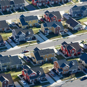 aerial view of housing development in nashville, the fastest moving market in the u.s. as of february 2022