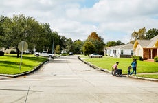 suburban neighborhood in texas