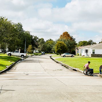 suburban neighborhood in texas