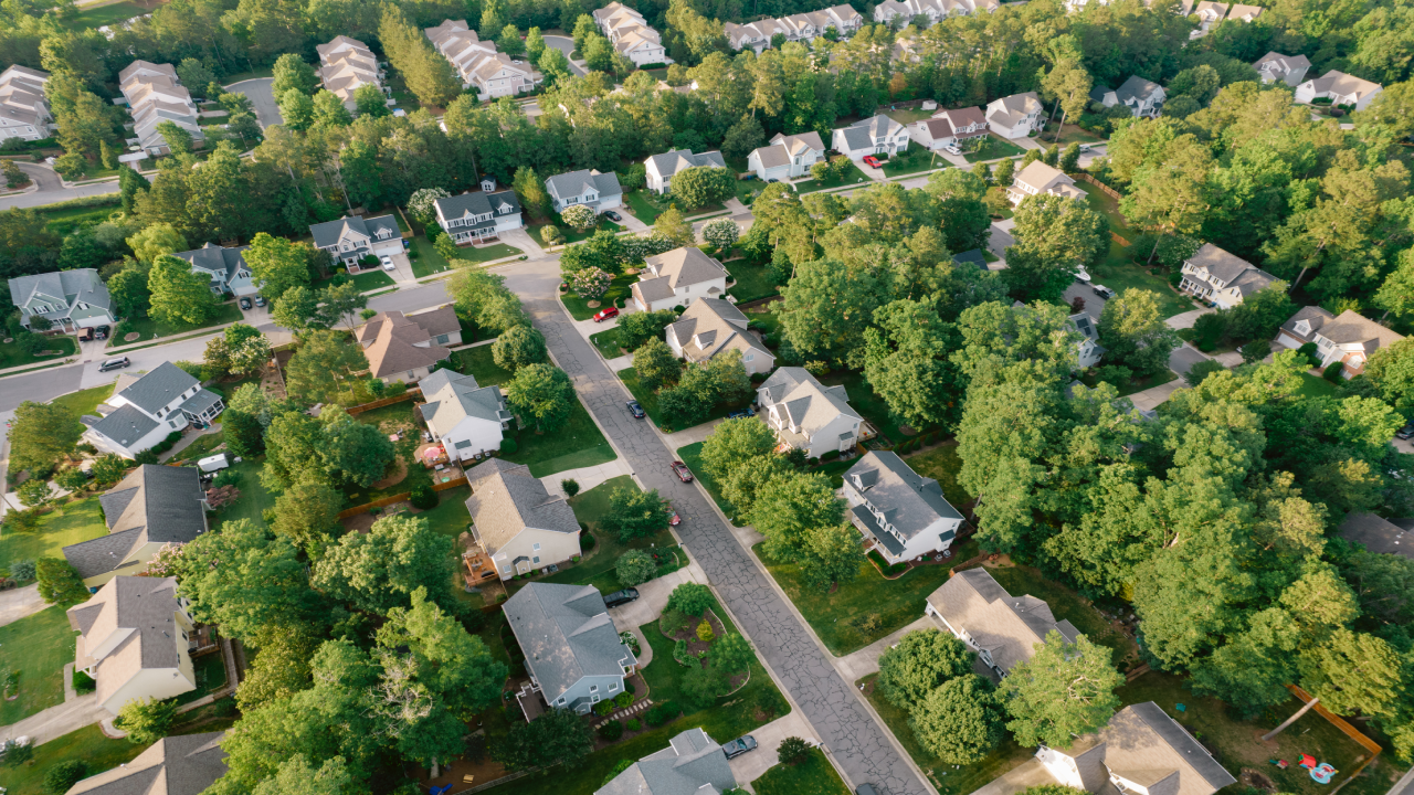 suburb in the U.S.