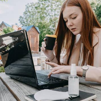 Create an outdoor office