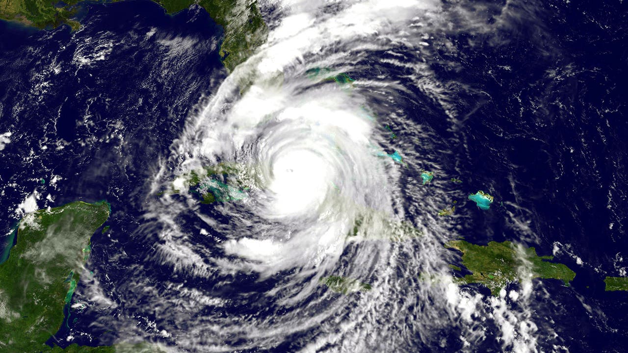 Hurricane irma satellite image