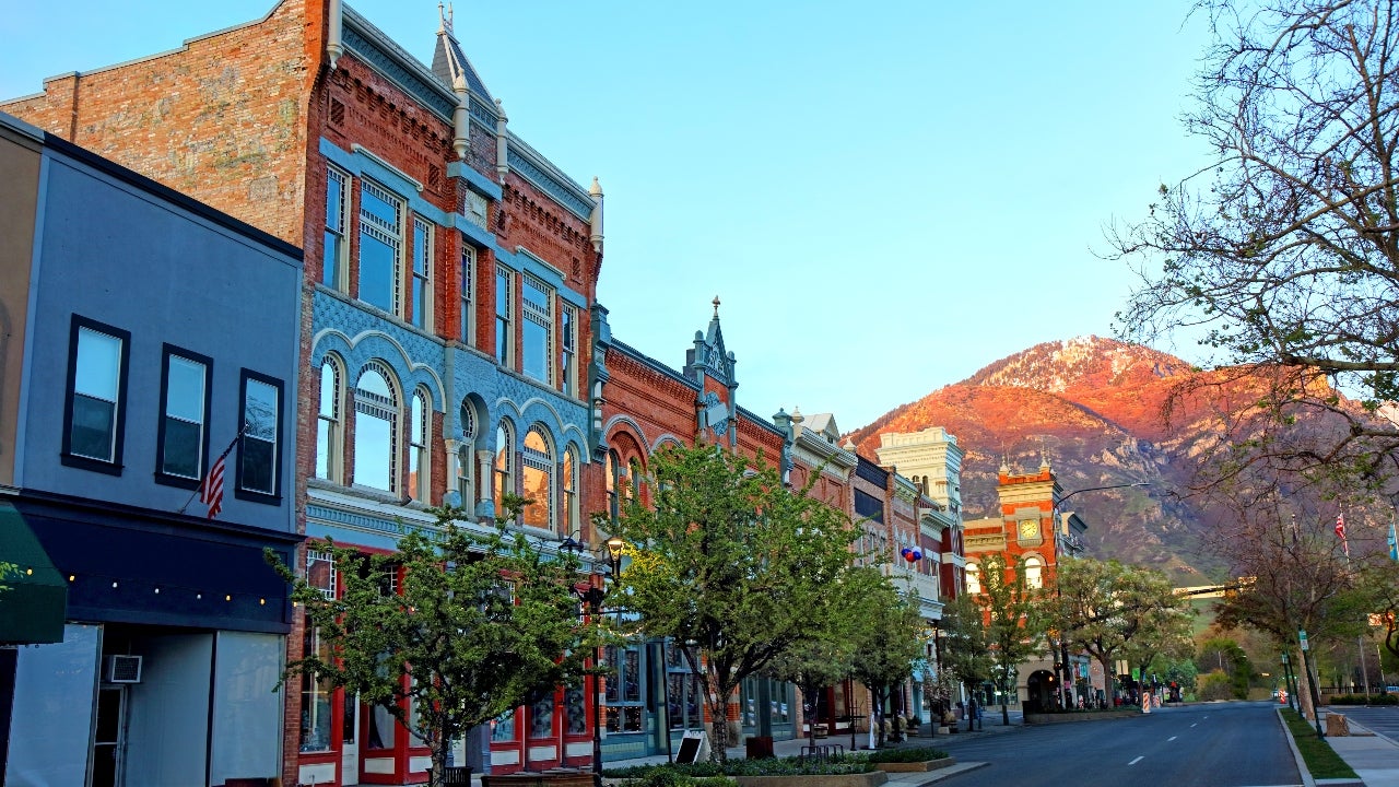 Photo of downtown Provo, Utah