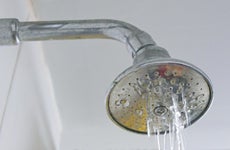 A shower faucet with low pressure