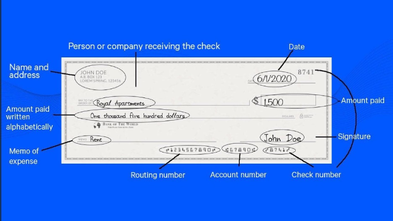 Check Format: Parts of a Check and What the Numbers Mean