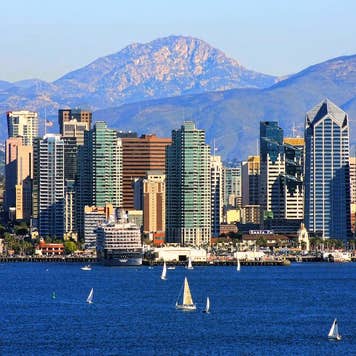 San Diego shoreline
