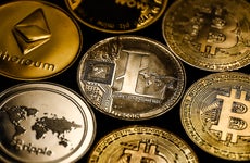 A picture of various physical cryptocurrencies