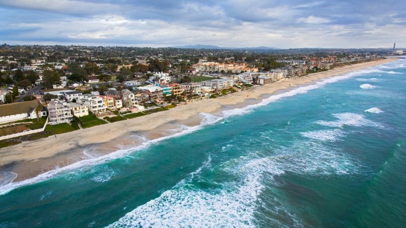 he coast and beaches of the beautiful city of Carlsbad, California