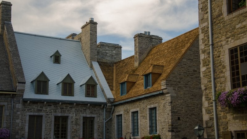 French country-style home