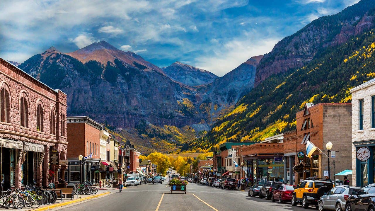 A view of Main Street in Telluride