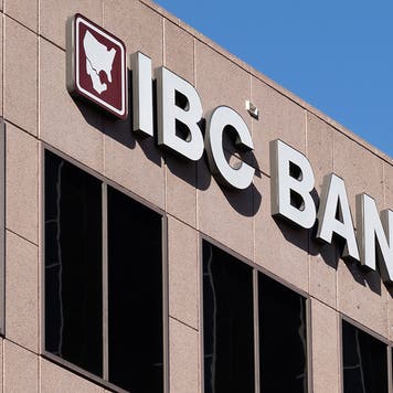 San Antonio, TX, USA - March 16, 2022: IBC BANK sign on the buil