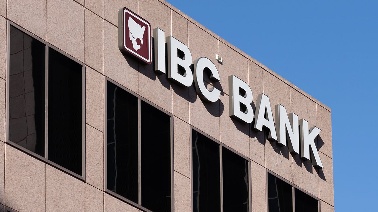 San Antonio, TX, USA - March 16, 2022: IBC BANK sign on the buil