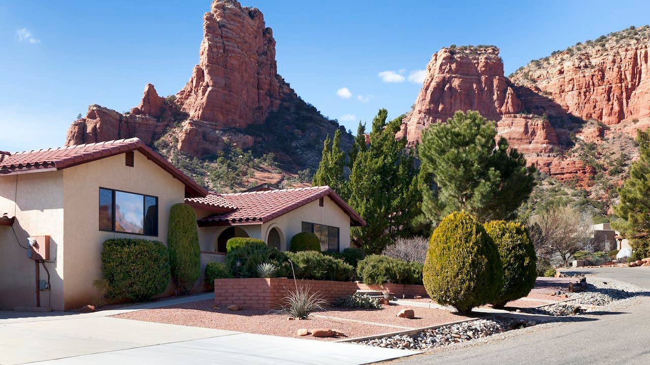 A residential home in Sedona, Arizona