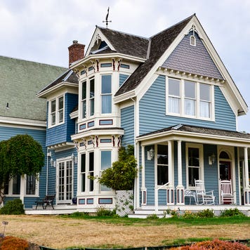 exterior of a Victorian style house