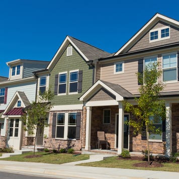 row of houses
