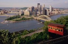 View of Pittsburgh, PA, from the Duquesne Incline railway