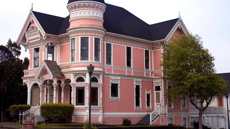 Queen Anne style Victorian house