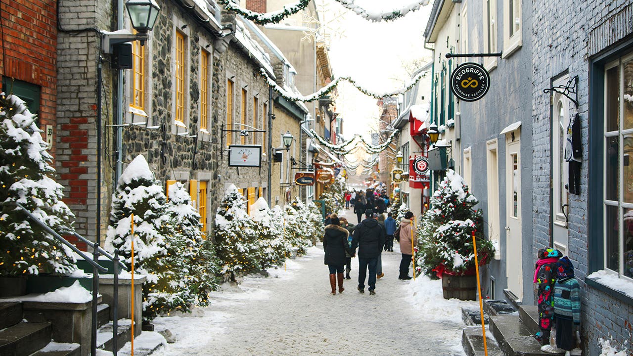christmas in quebec city