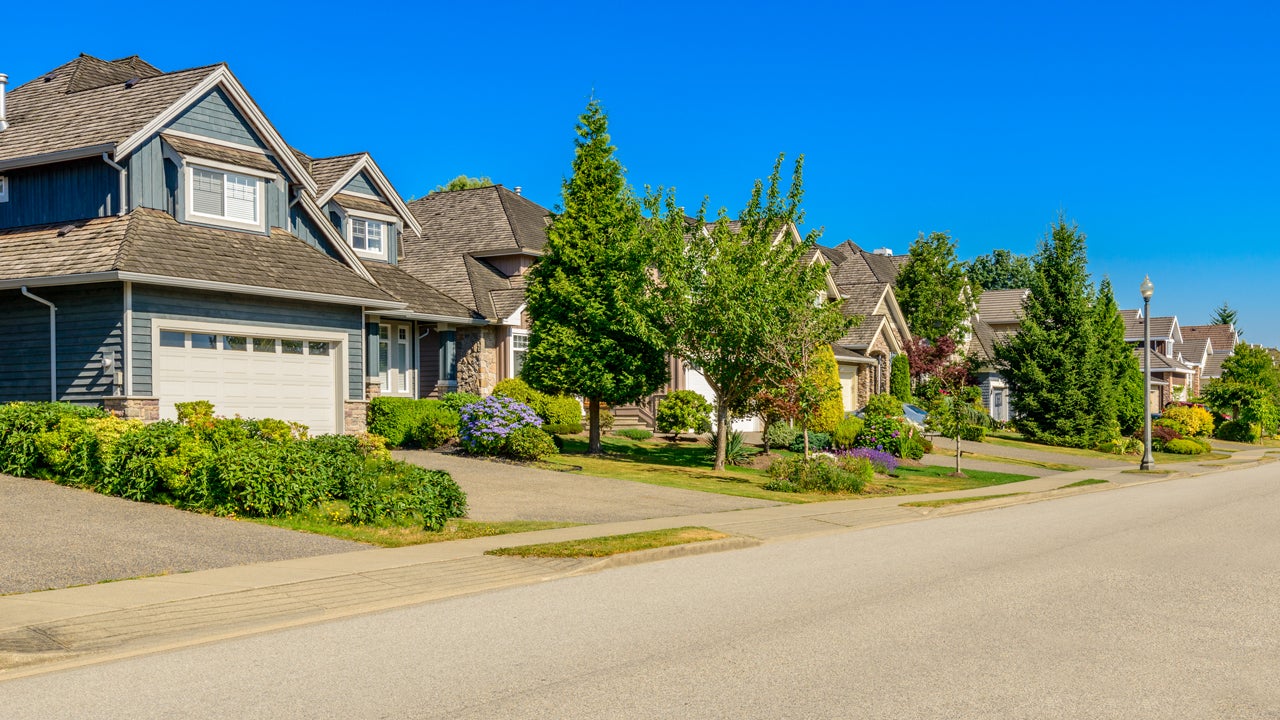 houses on a street