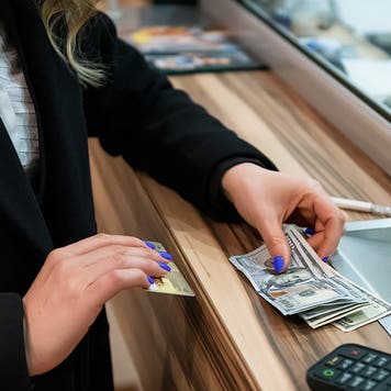 bank counter