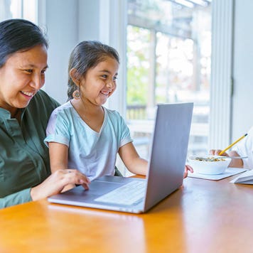 Native American family