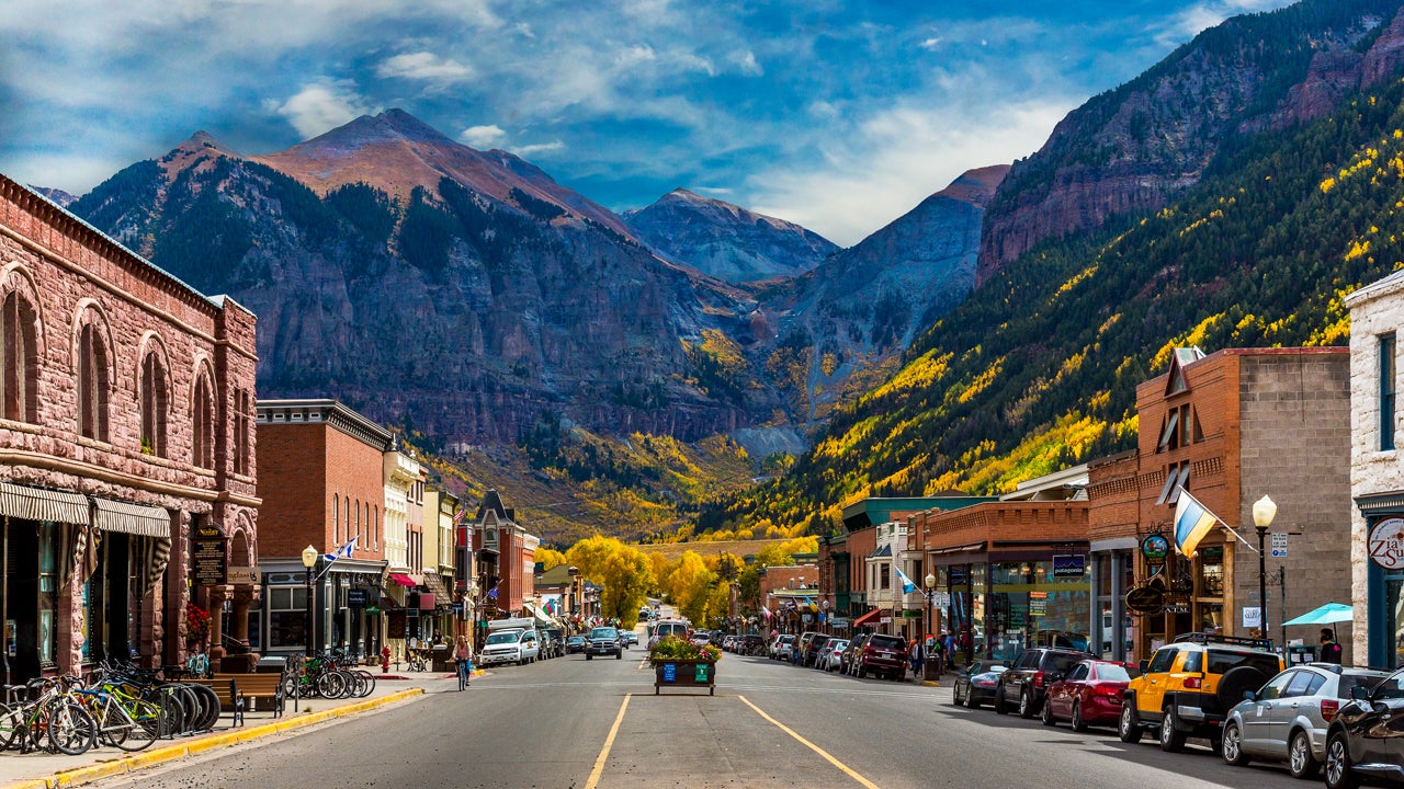 main street in Telluride, Colorado