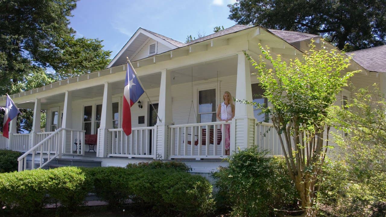 Old historical home in Texas