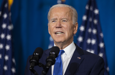 President Joe Biden speaks at a Democratic National Committee event