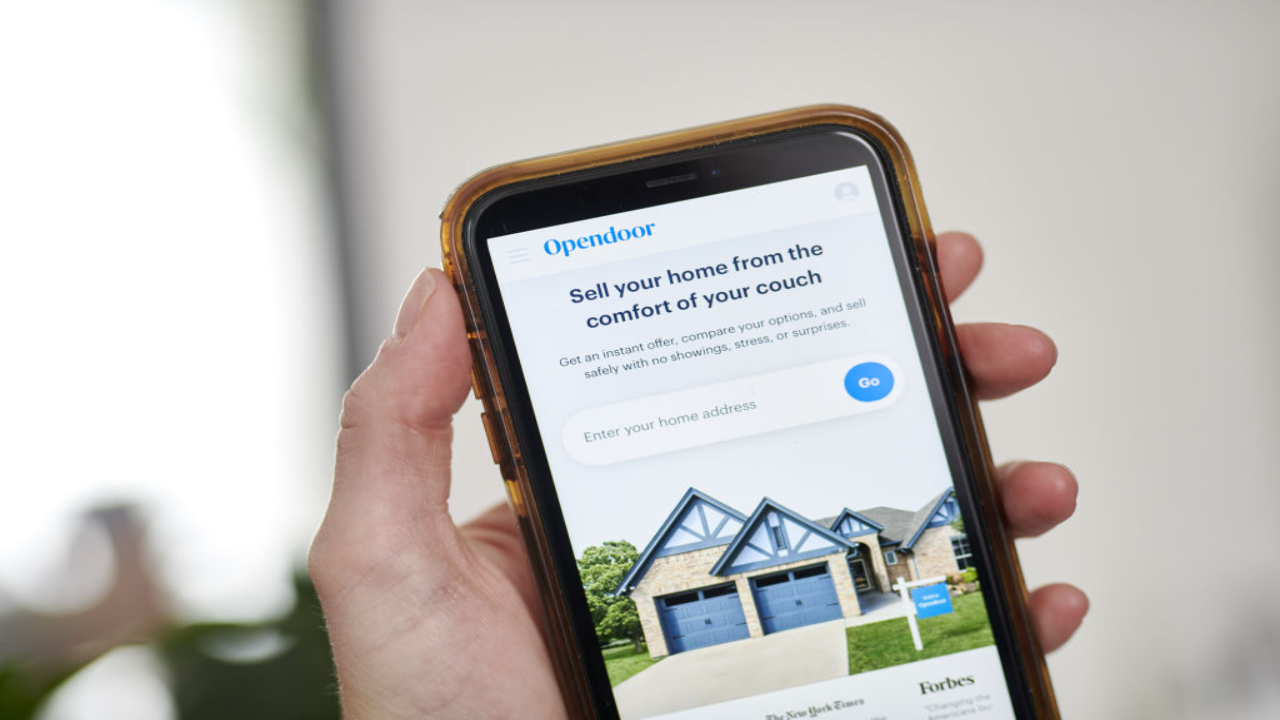 smartphone showing the opendoor site