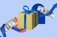 Money and gifts illustration