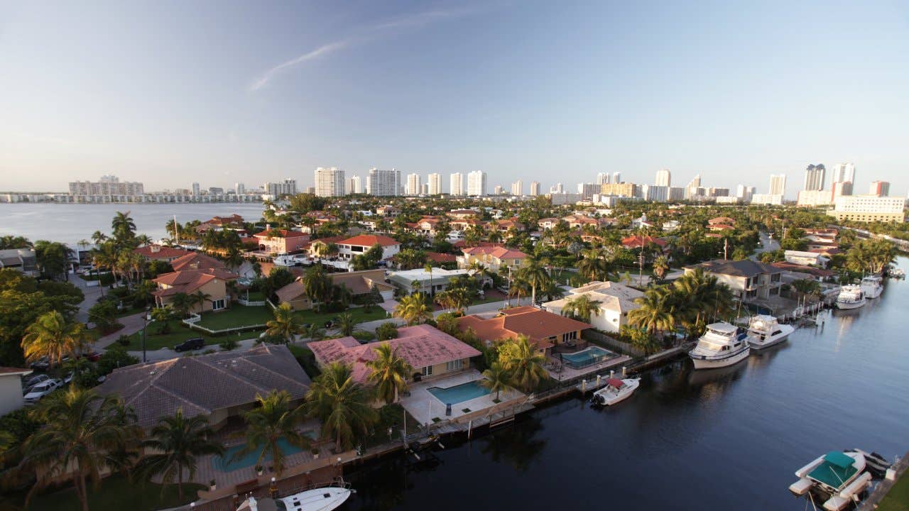 a view of Sunny Isles Beach, FL