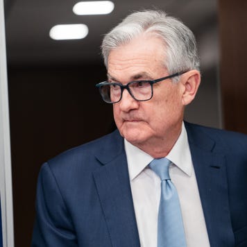 Jerome Powell looking serious