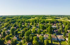 Aerial view of a Springfield Missouri Subdivision