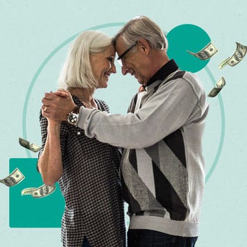 image of older couple dancing