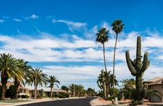 Sun City NW of Phoenix Arizona. A community dedicated to a more leisurely lifestyle and unending choices of recreation for the retired, active adult. A community of pristine streets and well maintained gardens.