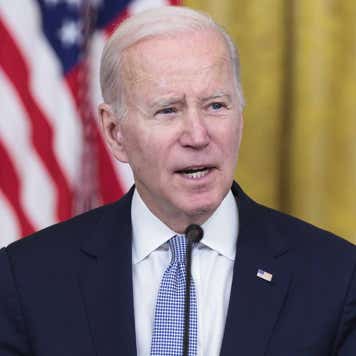 US President Joe Biden during a meeting of his Competition Council in the East Room of the White House in Washington, DC, US, on Wednesday, Feb. 1, 2023.