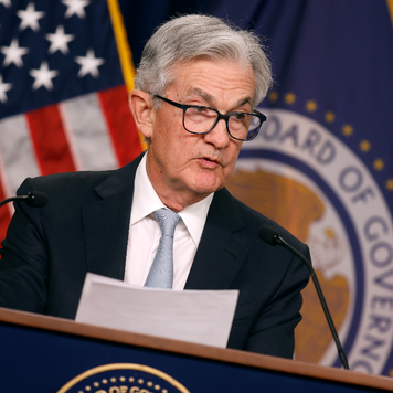Chair Jerome Powell speaks at Fed's post-meeting press conference