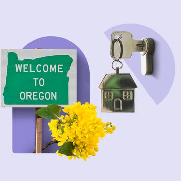Oregon home collage