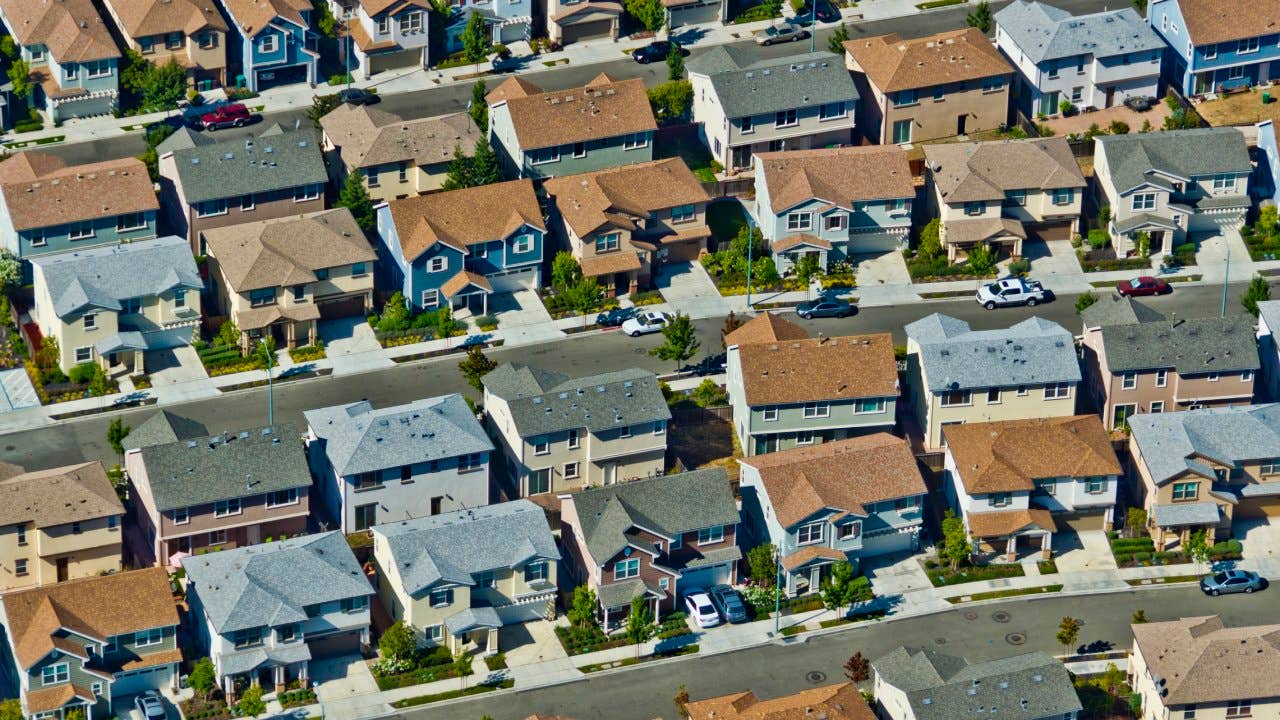 A housing subdivision in the San Francisco Bay Area