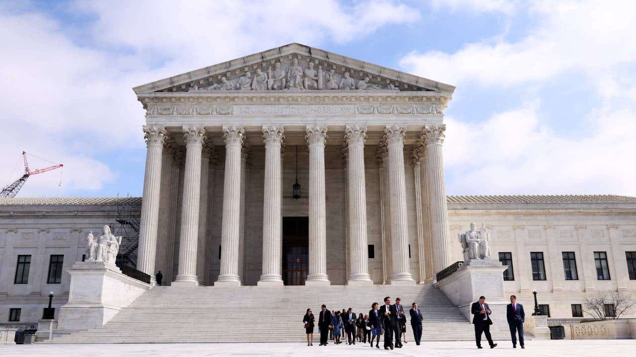 Student Loan Borrowers And Advocates Gather For The People's Rally To Cancel Student Debt During The Supreme Court Hearings On Student Debt Relief