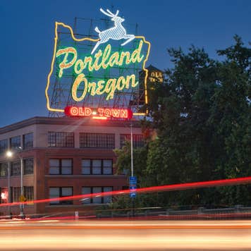 Photo of the old town of Portland Oregon