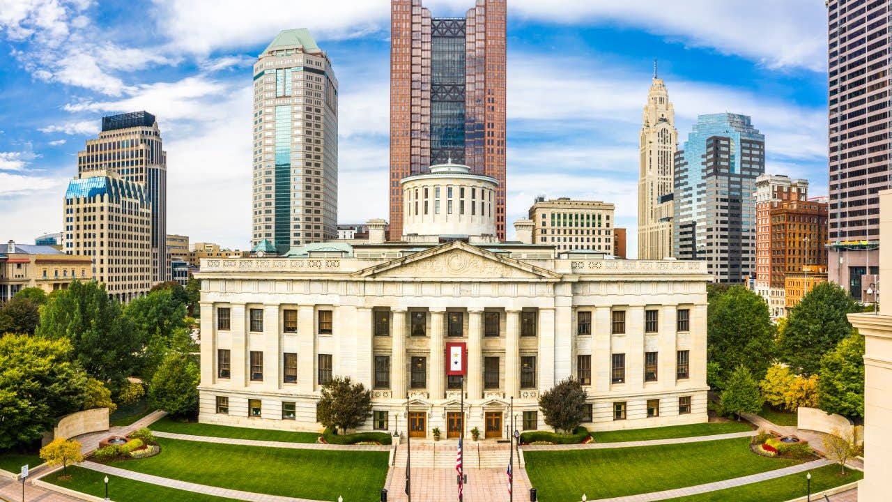 Ohio State House, in Columbus. The Ohio Statehouse is the state capitol building and seat of government for the U.S. state of Ohio