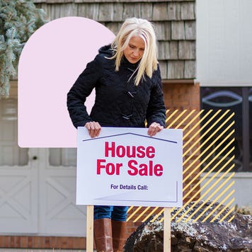 the best way to sell a house - realtor with for sale sign