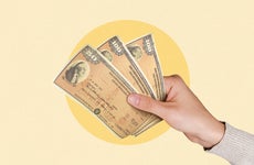 Closeup of cash in a hand