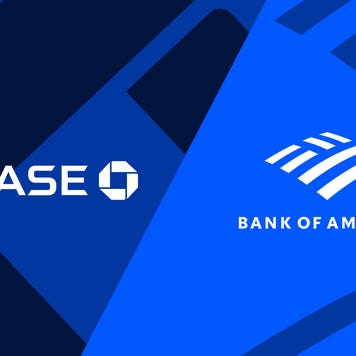 Chase and Bank of America logos