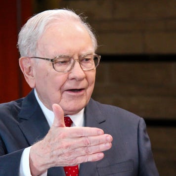 Warren Buffett in mid speech