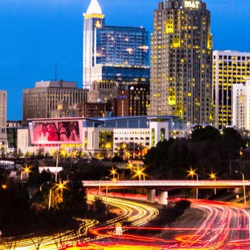 Evening Rush hour in Raleigh, NC
