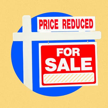 for sale - price reduced sign