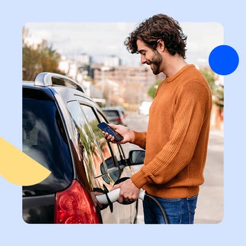 Driver entering their car