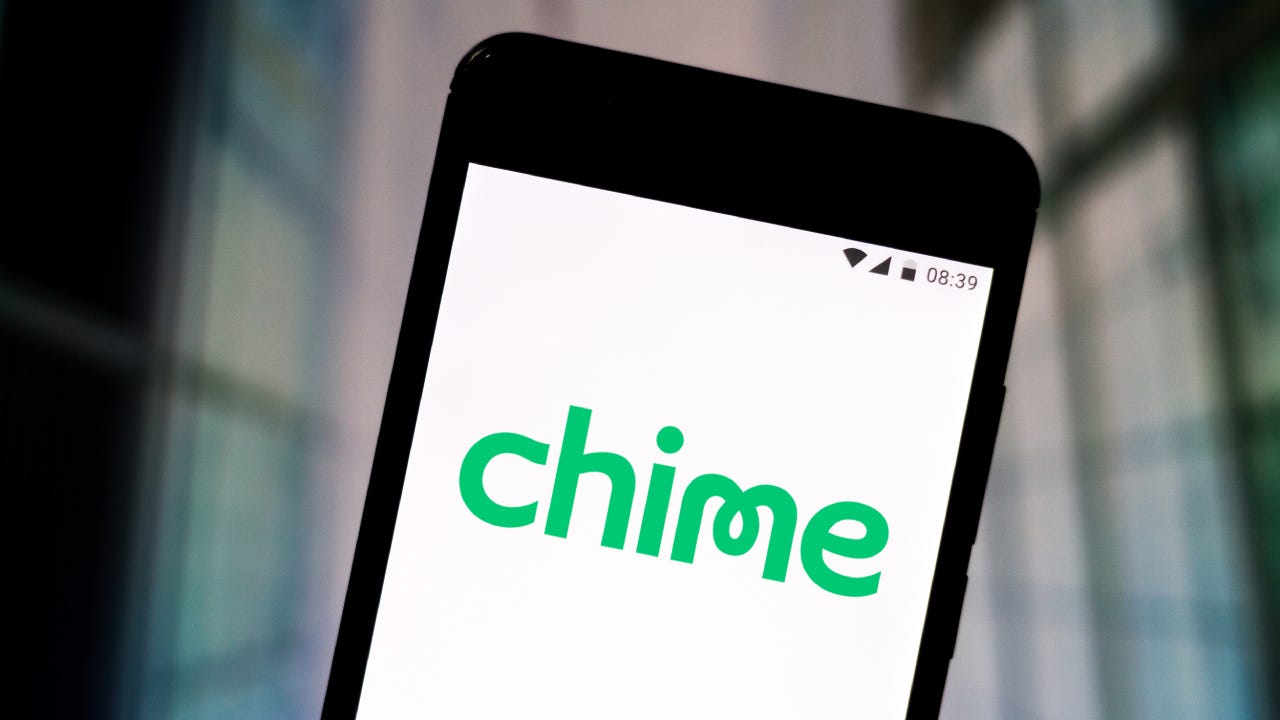 Cellphone will Chime logo on the screen